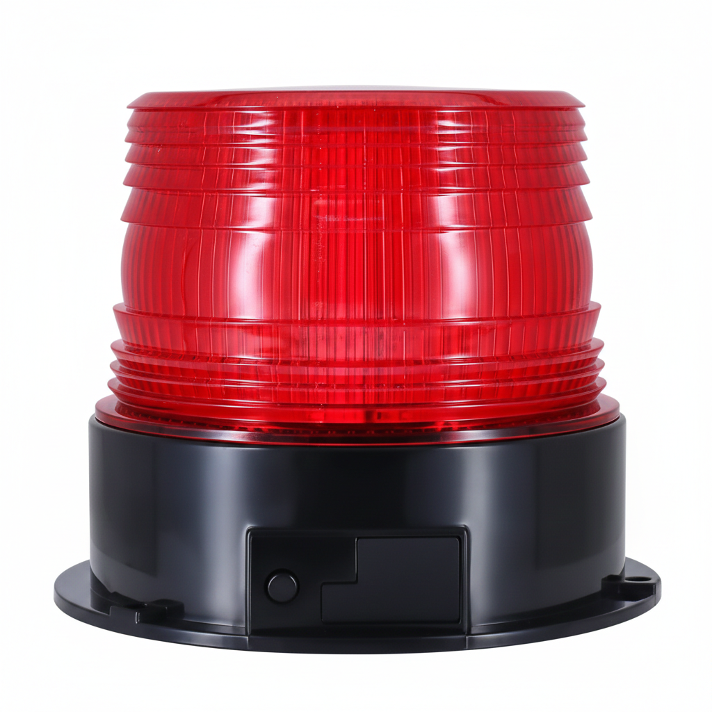 Мигалка аккумуляторная аварийная Dinfu LED на магните для спецтехники Красный (9/795)