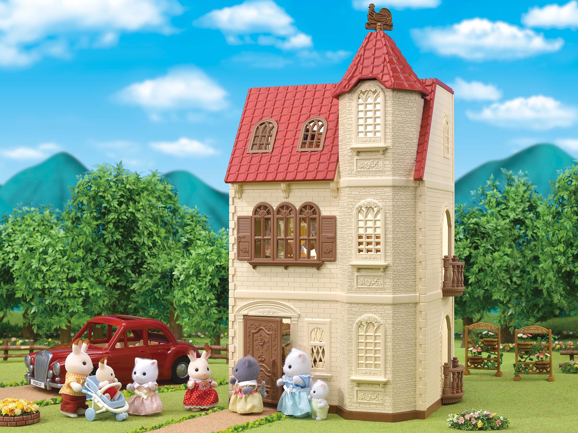 ᐉ Игровой набор Sylvanian Families Трехэтажный дом с флюгером и лифтом  (5400) • Купить в Киеве, Украине • Лучшая цена в Эпицентр