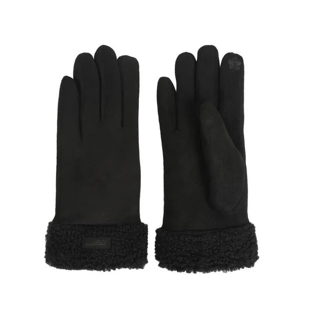 Перчатки женские сенсорные замшевые R2-83 р. S/7 Черный (FFR00665)