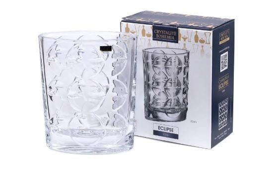 Ваза для цветов Bohemia Eclipse богемское стекло h 22 см (8KH17/0/99W29/220)