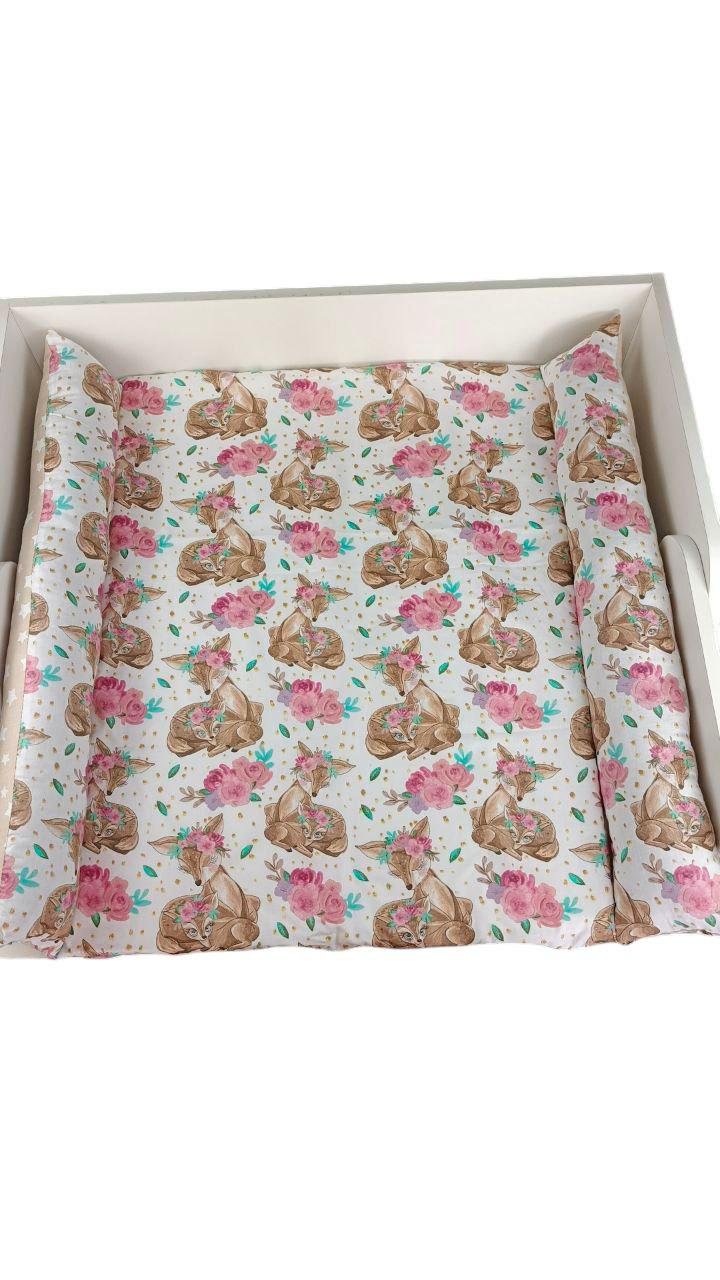 Пеленальный матрас двусторонний на детский комод с принтом Олень 90х70 см (2005) - фото 4 Пеленальный матрас двусторонний на детский комод с принтом Олень 90х70 см (2005) - фото 4