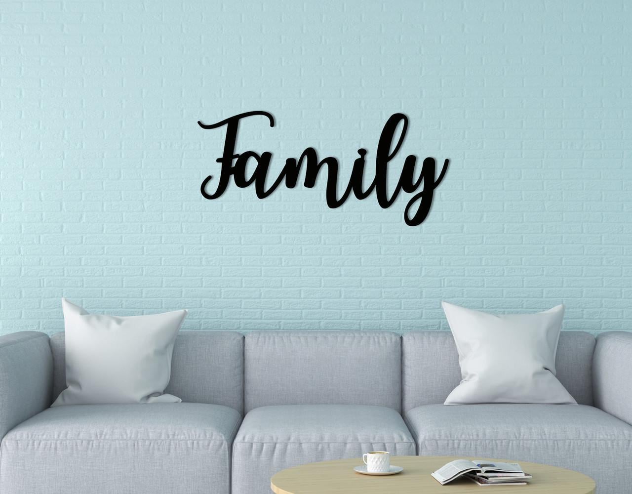 Декоративное панно на стену Upwood Decor Family 18,3х40 см Black (1574988352)