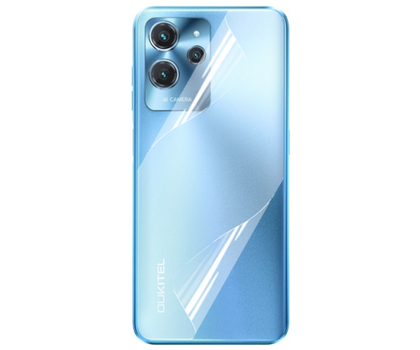 Противоударная гидрогелевая пленка Hydrogel Film для Oukitel C32 на заднюю панель, Transparent