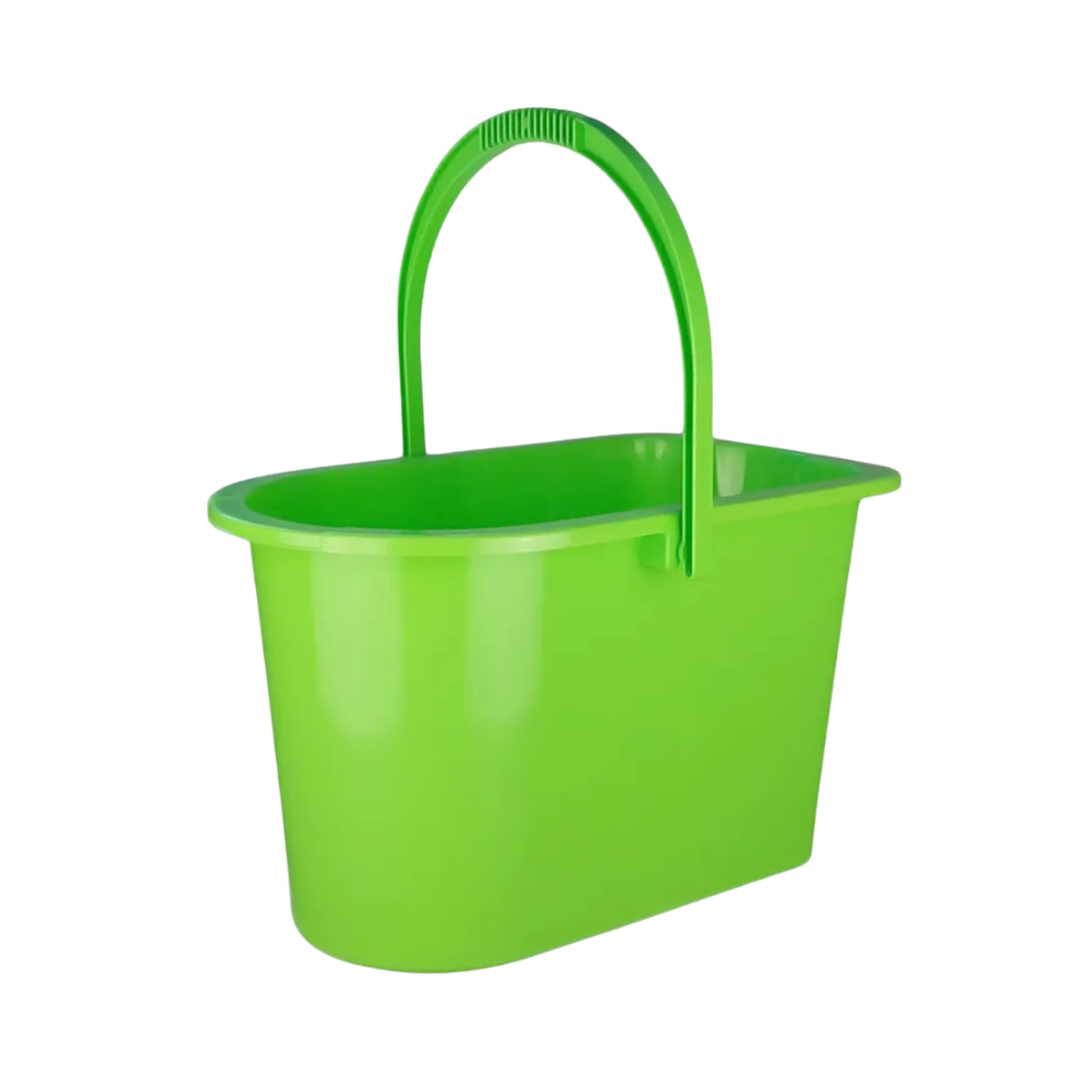 Ведро овальное пластиковое Soloplast с ручкой для уборки/хозяйственных нужд 14 л (2548433405)