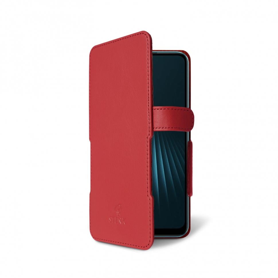 Чехол книжка Stenk Prime для Realme 5i Красный (66616)
