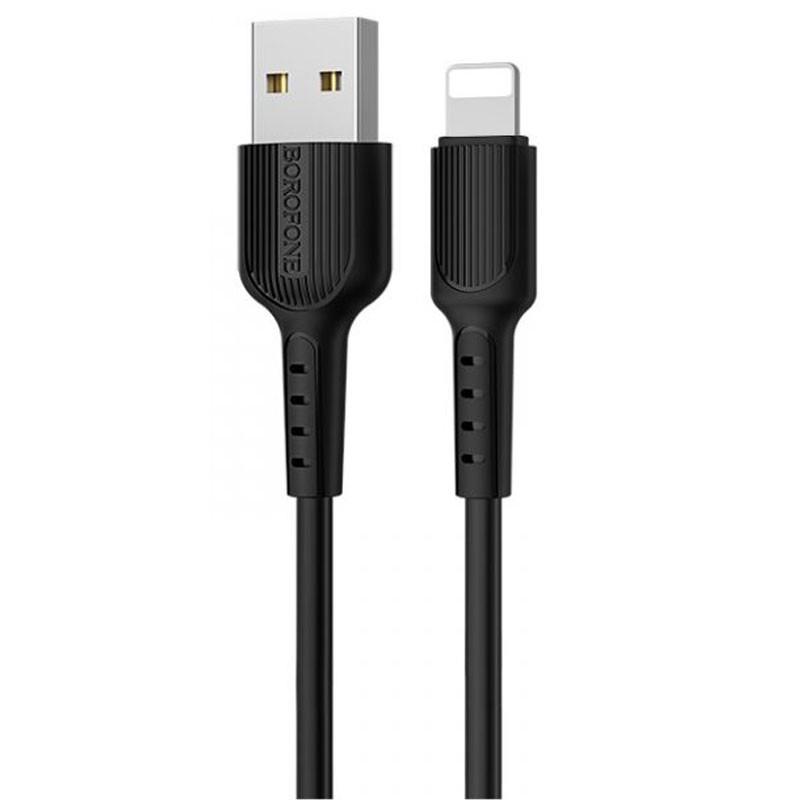 Кабель дата Borofone BX16 USB Lightning 1 м Black (00000060122_2) Кабель дата Borofone BX16 USB Lightning 1 м Black (00000060122_2)