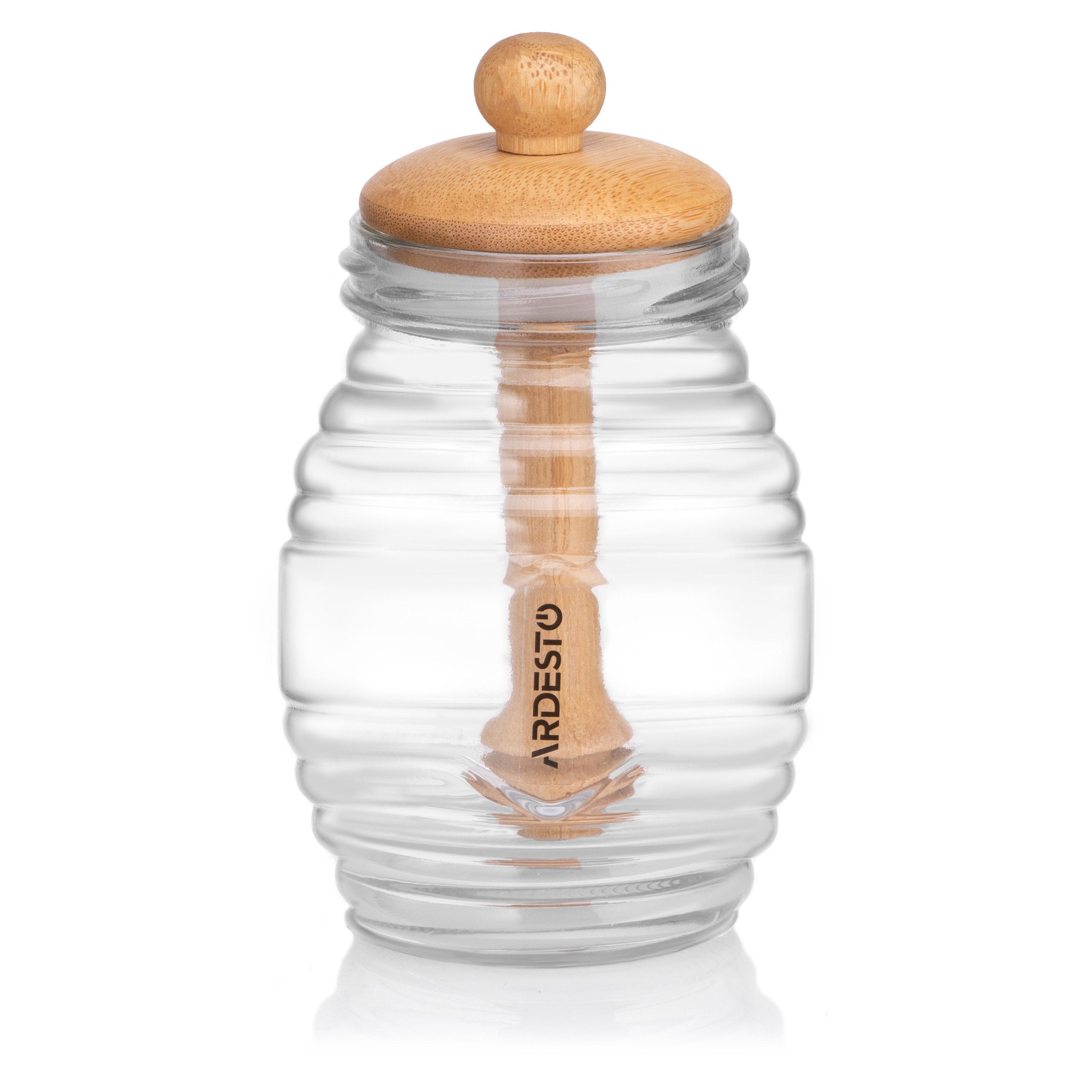 Банка с ложкой Ardesto Midori для меда 8,3х14,2 см (AR0922) - фото 4 Банка с ложкой Ardesto Midori для меда 8,3х14,2 см (AR0922) - фото 4