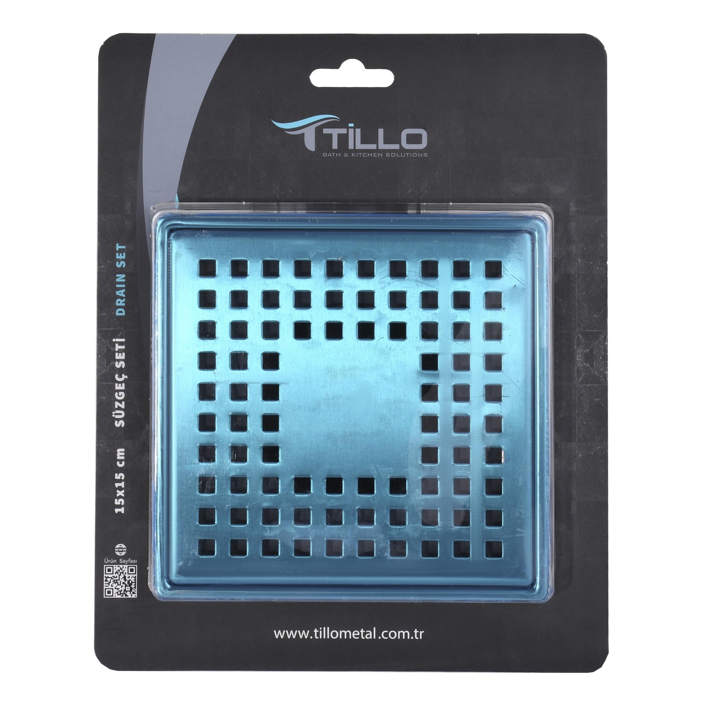 Трап душевой TILLO TM216 15x15 см (000027388)