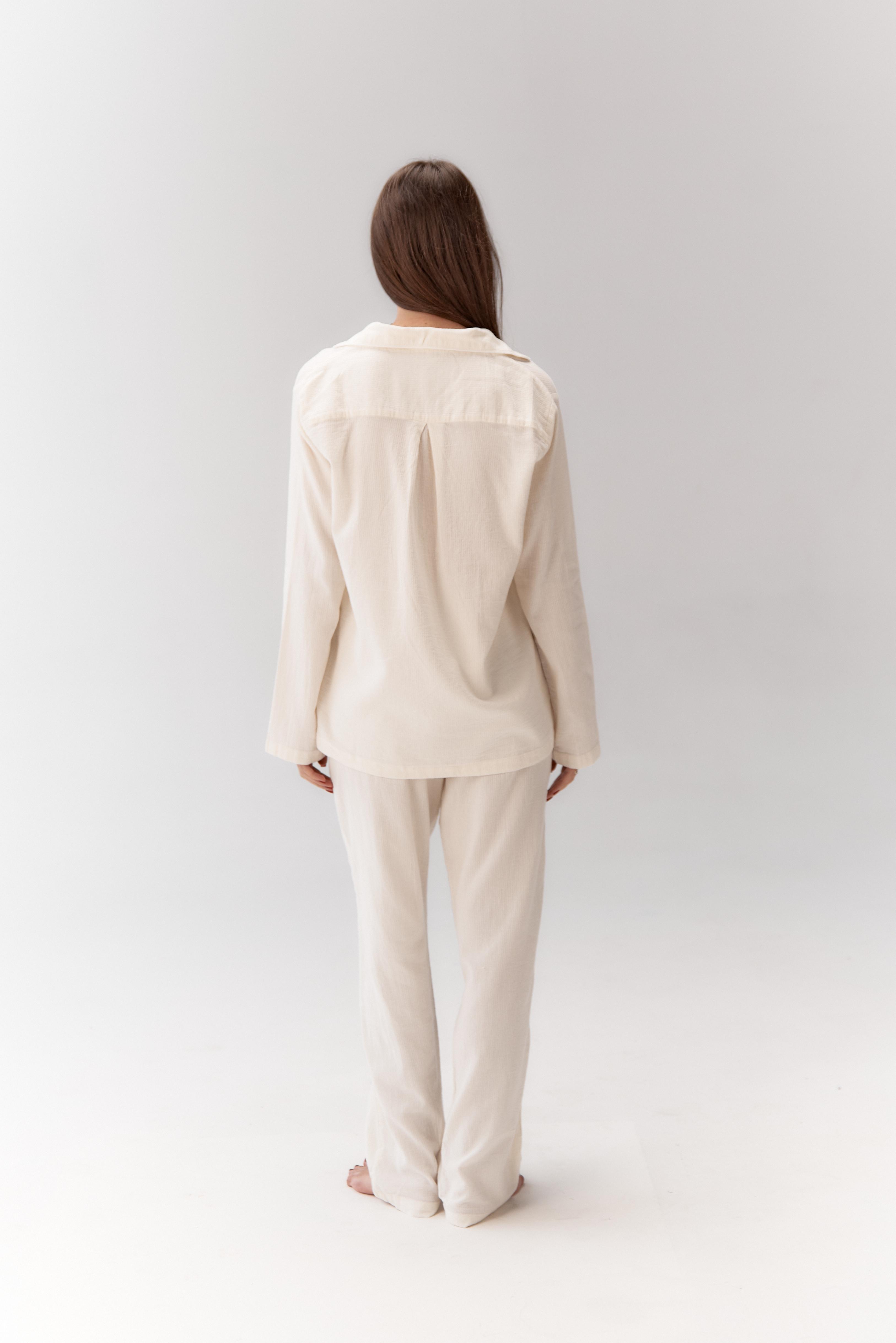 Пижама женская Lotus Home Porta M Молочный (26843095) - фото 8 Пижама женская Lotus Home Porta M Молочный (26843095) - фото 8