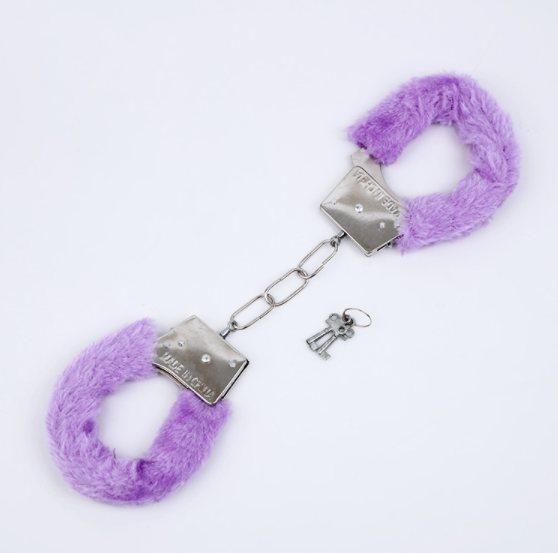 Наручники плюшеві 5975 6х8 см Фіолетовий (4259174) Наручники плюшеві 5975 6х8 см Фіолетовий (4259174)