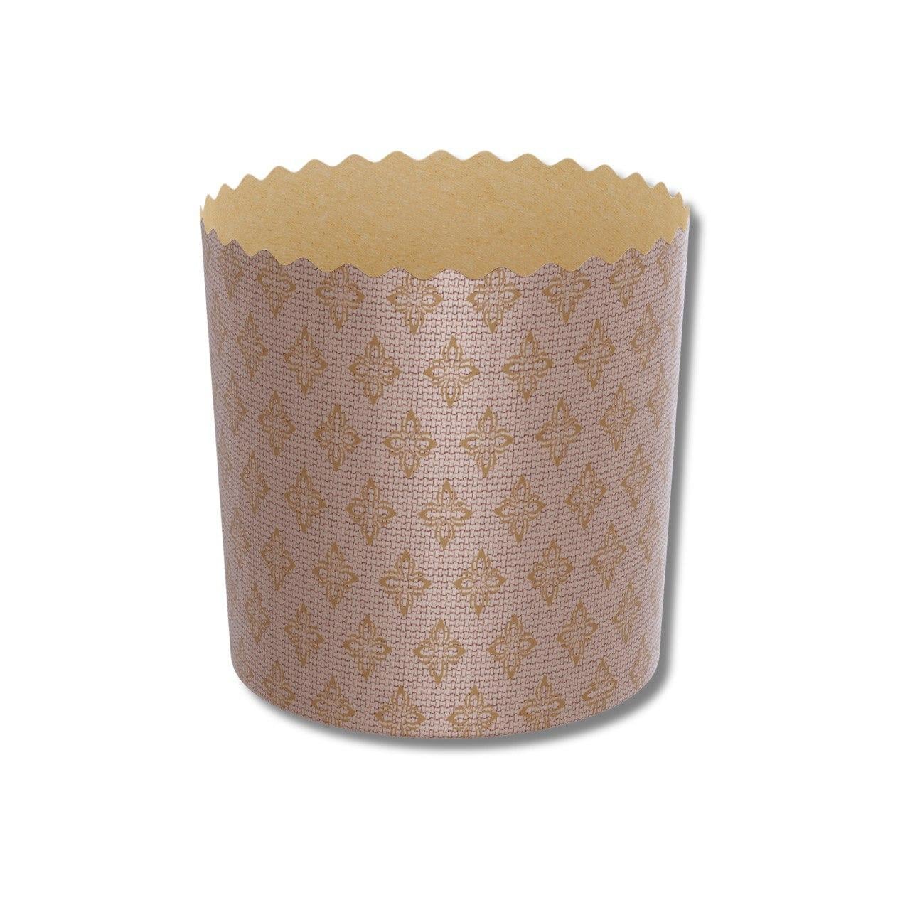 Форма для Пасхи Good Baking 90х85 мм 50 шт. Светло-коричневый с золотым узором микс (PS155) Форма для Пасхи Good Baking 90х85 мм 50 шт. Светло-коричневый с золотым узором микс (PS155)