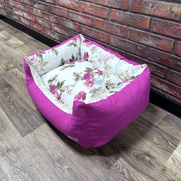 Лежак для котів та собак Comfort Home модель 2 Tea rose pink 70х50 см