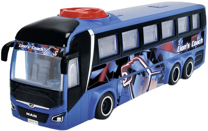 Туристический Автобус Dickie Toys Ман с открывающейся дверью и багажником 26,5 см Синий (3744017)