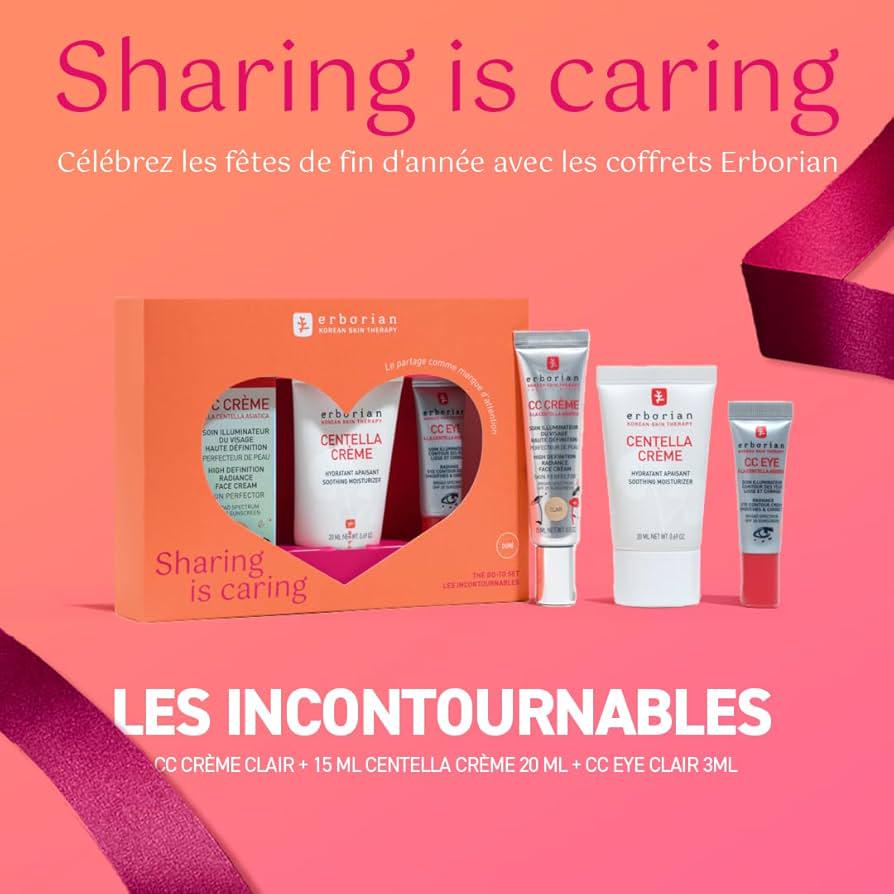 Набор Erborian Les Incontournables: Centella Crème 20 мл/CC Crème Clair 15 мл/CC Eye Radiance 3 мл - фото 3 Набор Erborian Les Incontournables: Centella Crème 20 мл/CC Crème Clair 15 мл/CC Eye Radiance 3 мл - фото 3