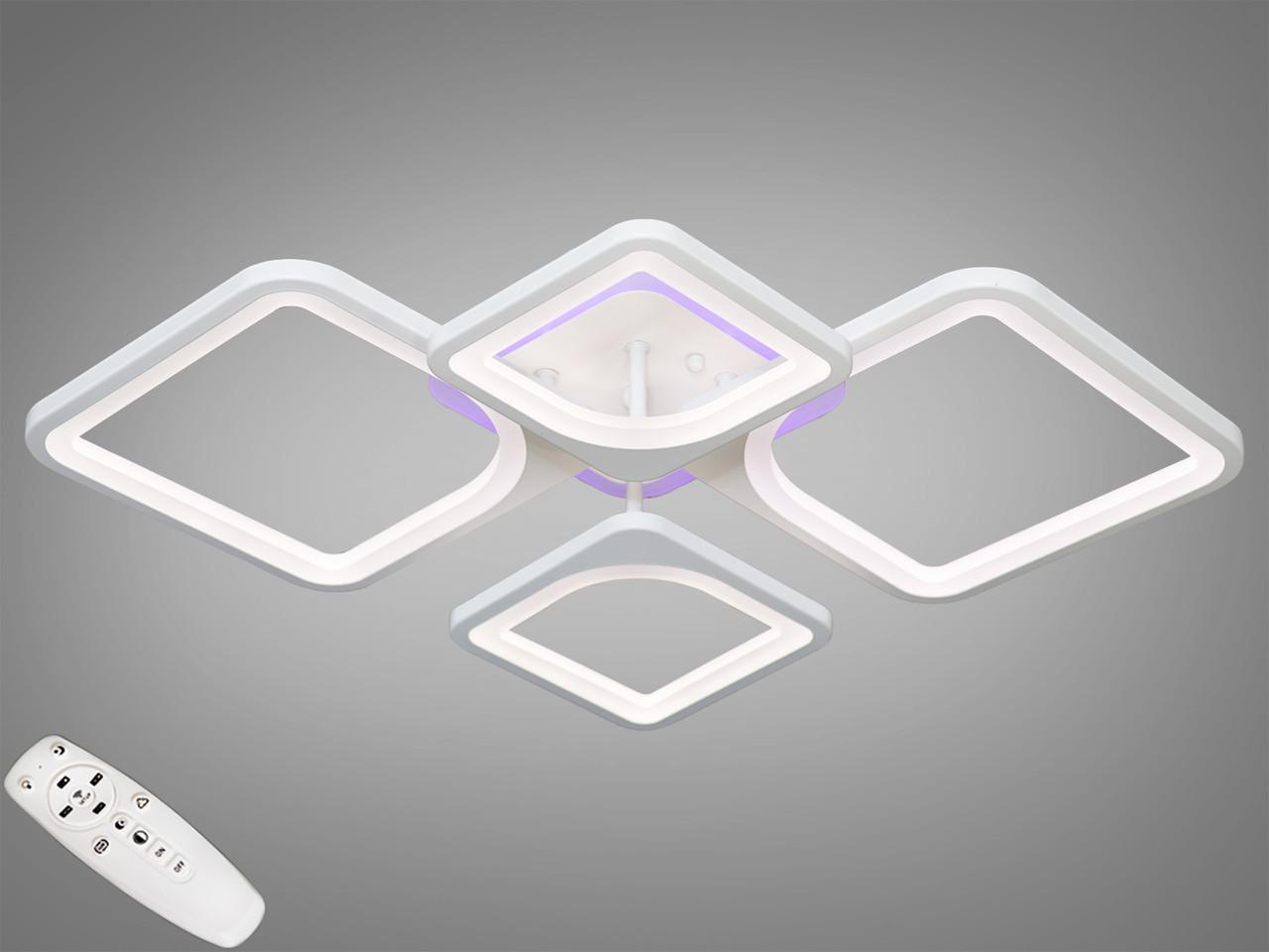 Люстра потолочная с димером RGB LED 8060/2+2WH 3col dim (2437593334)