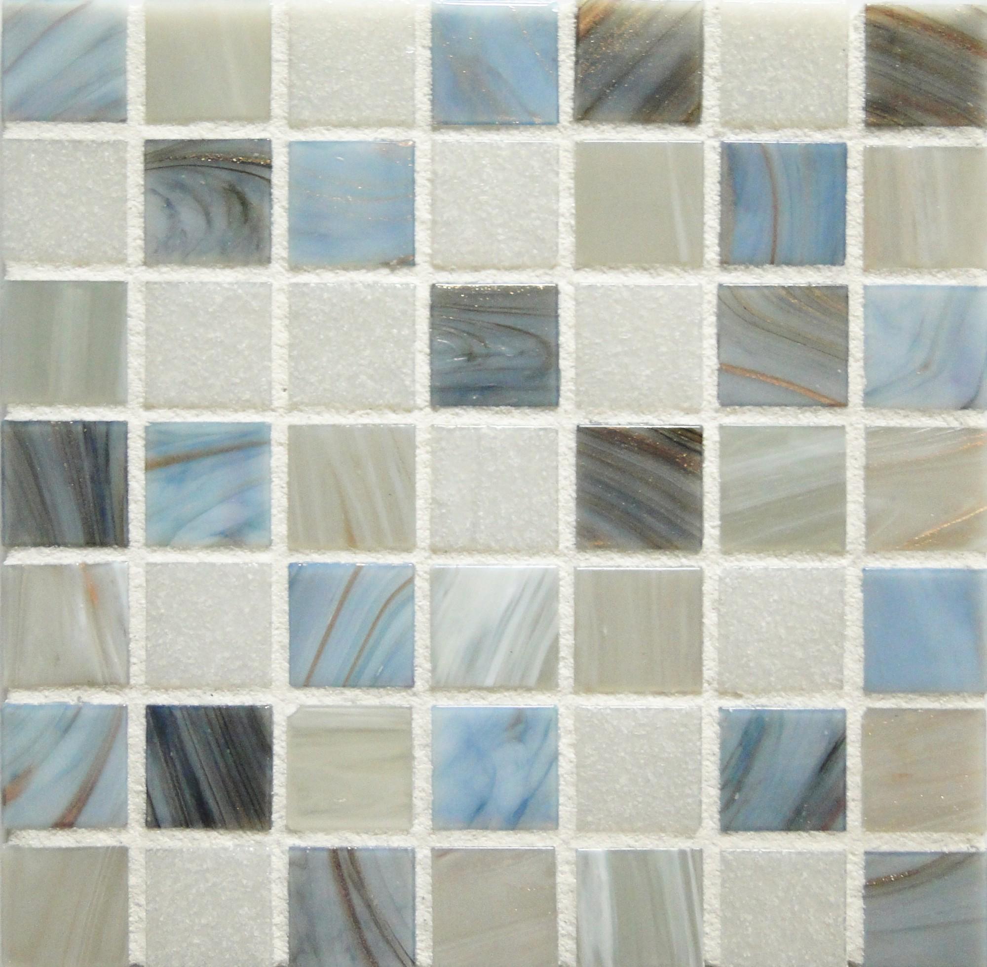 Скляна мозаїка плитка D-CORE Мікс IM-39 327х327 мм
