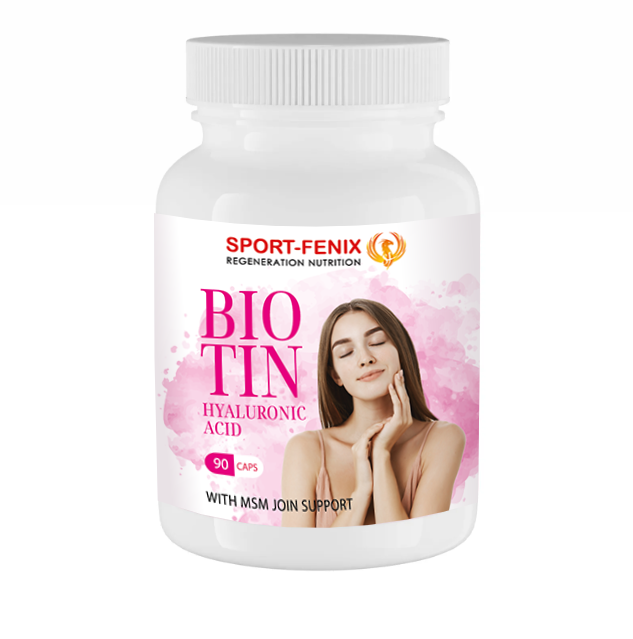 Комплекс витаминов BIOTIN&HYALURONIC ACID Sport-Fenix 90 капс. (4820259600242)