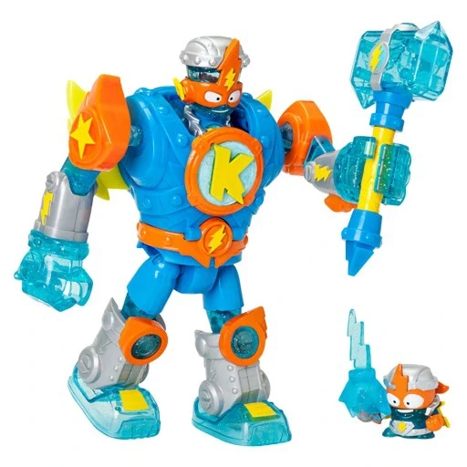 Дитяча ігрова фігурка SuperThings Superbot Blue Kazoom Power