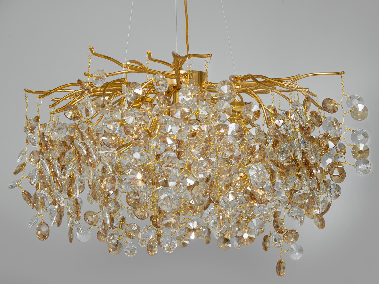 Люстра хрустальная Diasha Золотистый (601-600GD)