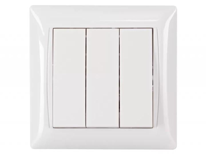 Вимикач 3-клавішний Luxel Primera (7355)