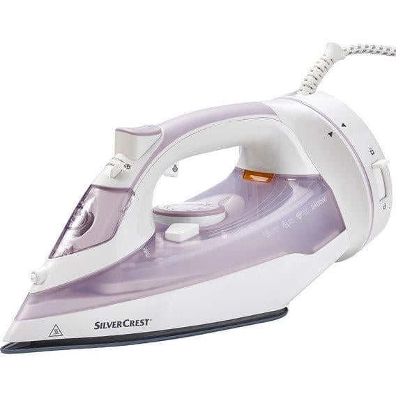 Утюг паровой Silver Crest SDBK 2400 E1 резервуар для воды 320 мл 2400W Violet (609466)