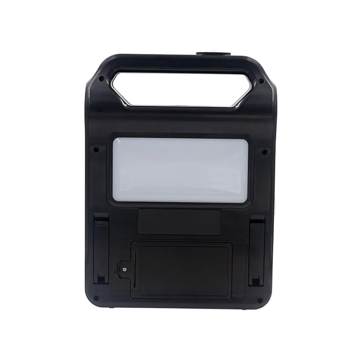 Павербанк PowerBANKa EP-036 3в1 радіоплеер/ліхтарик/сонячна панель 2400 mAh Чорний (11972637) - фото 2