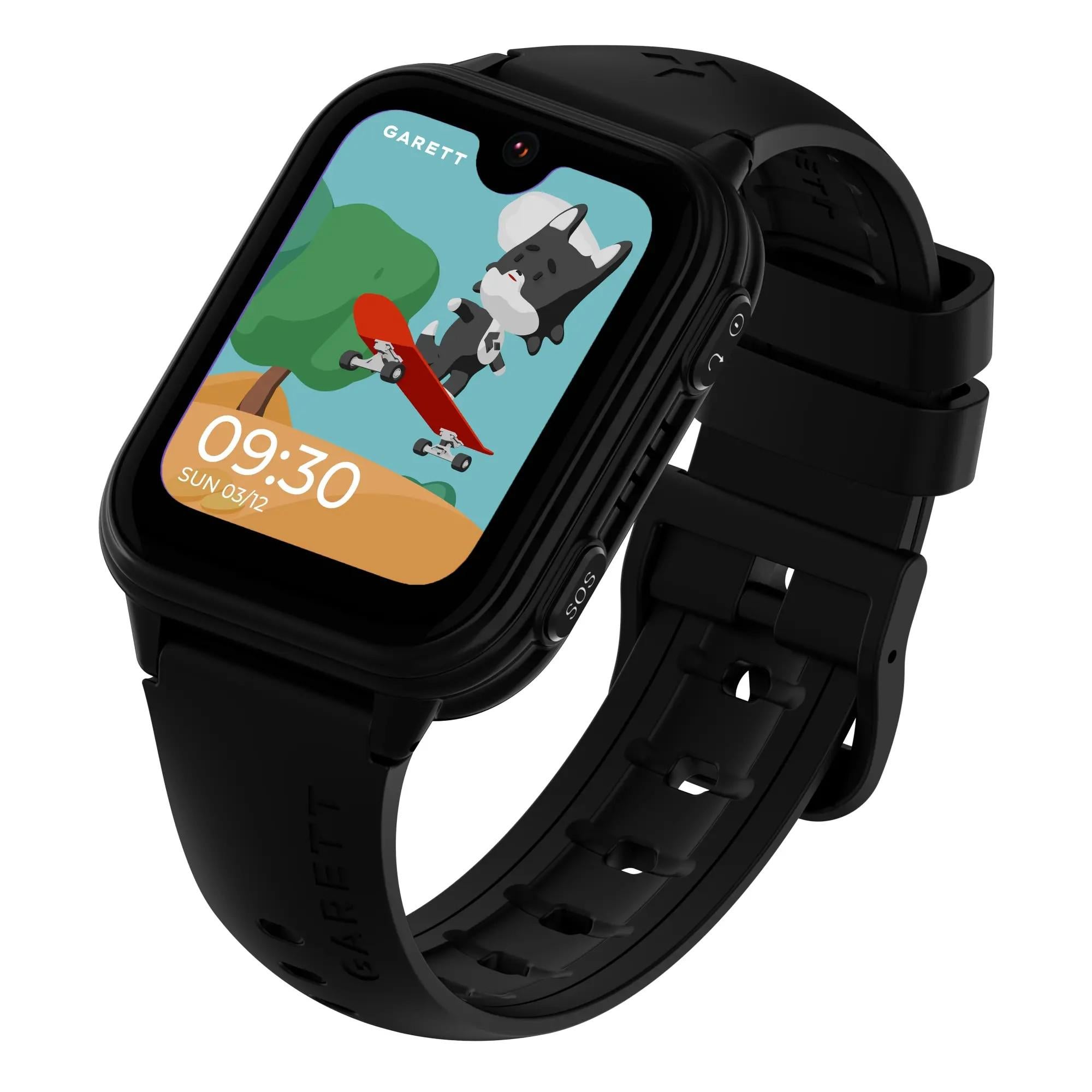 Смарт-годинник дитячий Garett Kids Vibe 4G Black (613990)
