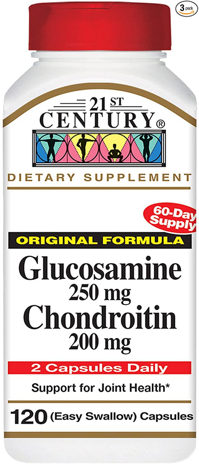 Глюкозамин хондроитин Glucosamine Chondroitin Strength 250 mg 200 mg 200 Capsules