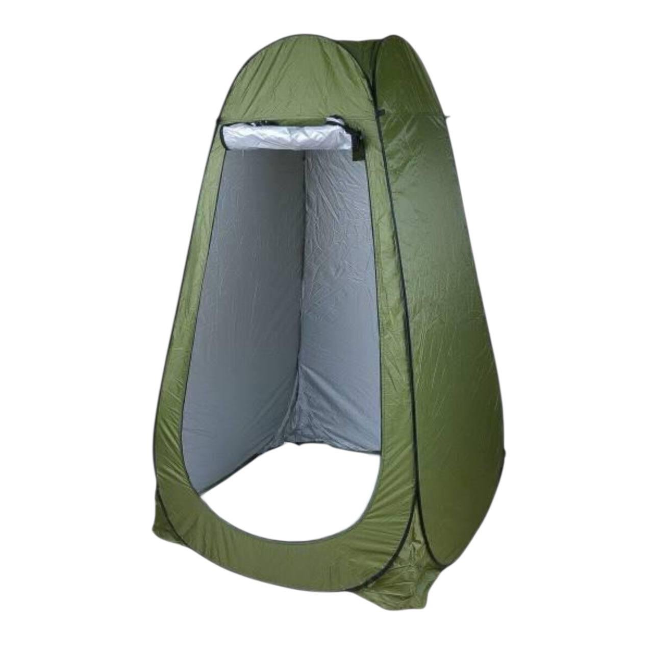 Палатка-кабина туристическая складная для душа, туалета и переодевания 190х120х120 см Зеленый (44396353)