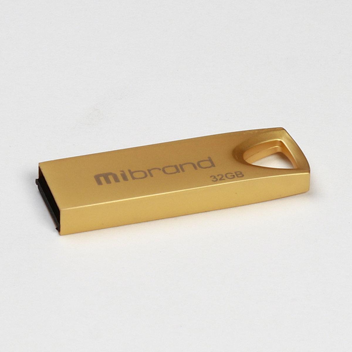 Флеш-память для ноутбука Flash Mibrand USB 2.0 Taipan 32Gb Gold (MI2.0/TA32U2G)