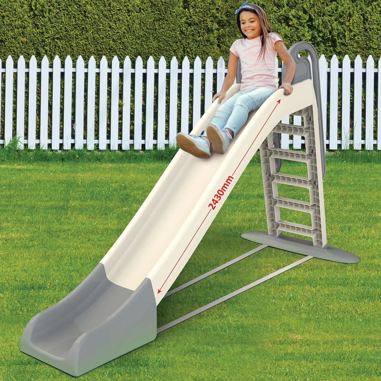 Гірка для дітей Doloni 243 см Бежево-сірий (10040) - фото 2