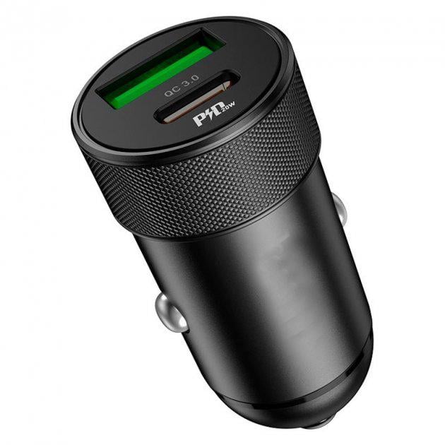 Зарядное устройство автомобильное XPRO Z32B PD20W+QC3.0 Черный (37356-01)