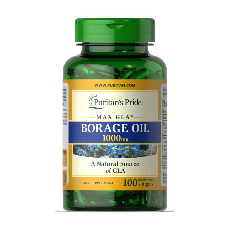 Масло огуречника Borage Oil 1000 мг 100 капс. 100 порций