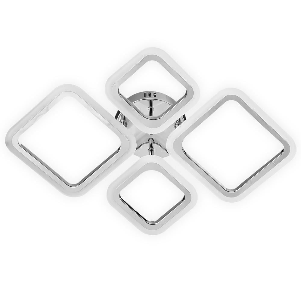 Люстра потолочная светодиодная Light House SY-20629/2/2 CR 72W 600х435х95 мм Хром Люстра потолочная светодиодная Light House SY-20629/2/2 CR 72W 600х435х95 мм Хром