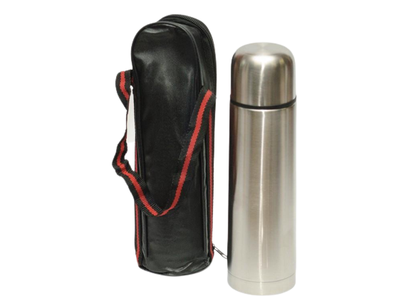 Термос T132 нержавеющая сталь 500 мл с чехлом