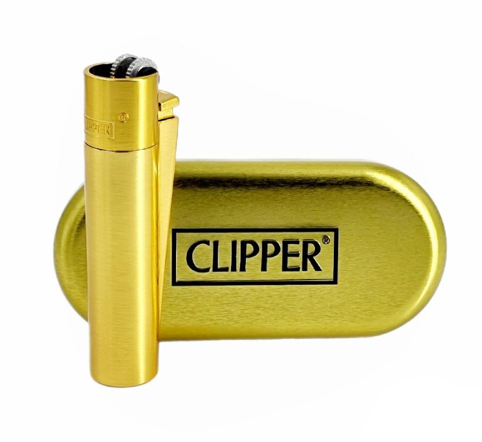 Зажигалка металлическая Clipper Gold (12195487)