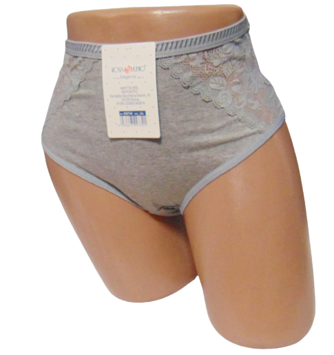 Женские трусики хлопковые Rosa Junio 9732 XL Серый (1726315899)