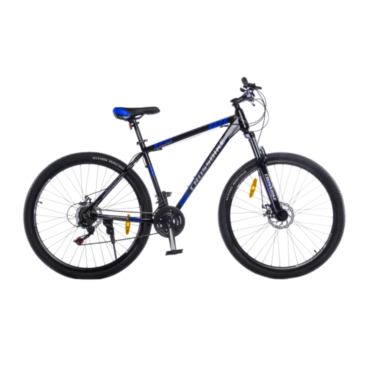 Велосипед CrossBike Everest 2025 29" 19" Black/Blue