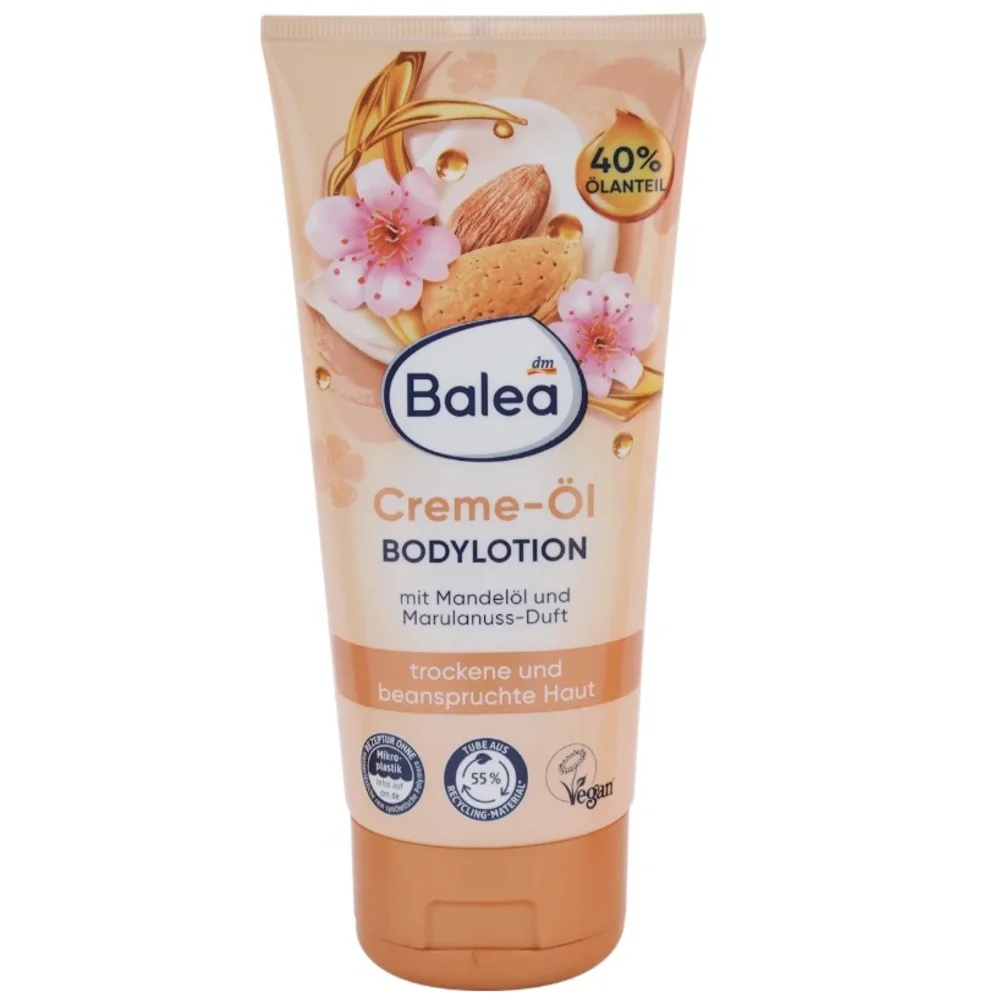 Молочко кремово-масляное Balea Creme Oil Lotion с ароматом марулы и миндаля 200 мл