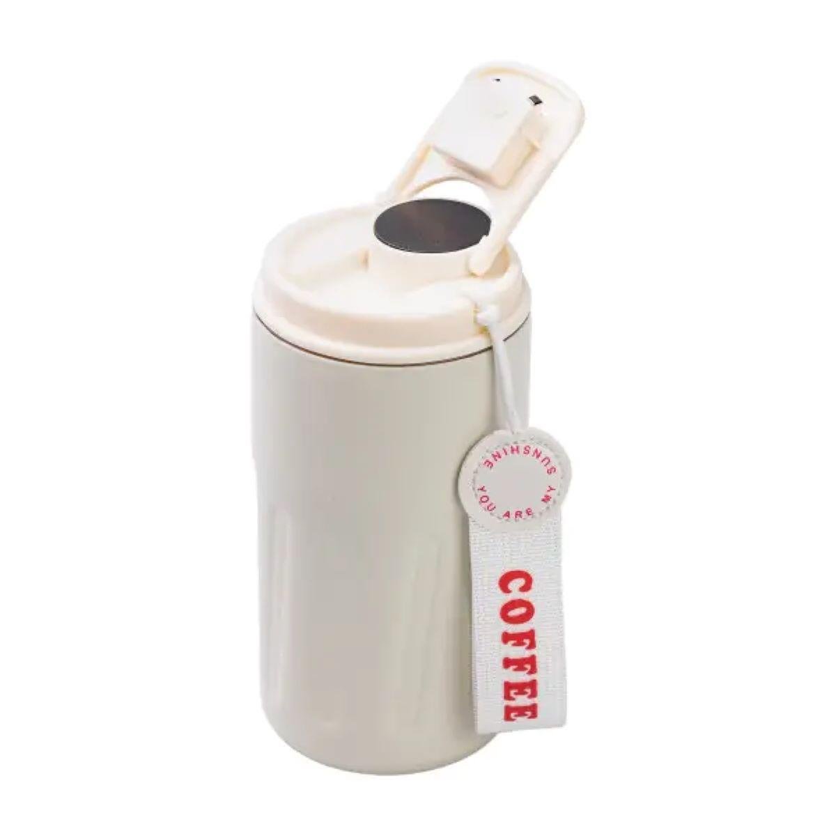 Термокухоль Coffee HP-14-10W з датчиком температури 500 мл Білий (A-033256) - фото 3