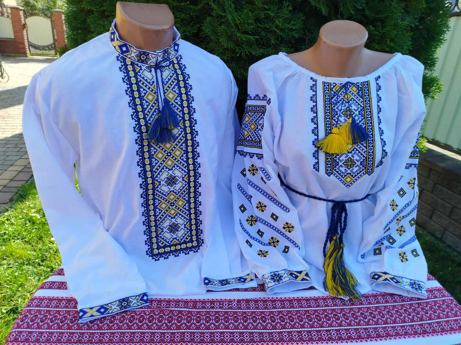 Вишиті сорочки для пари Український орнамент р. 46 (29378557) - фото 4 Вишиті сорочки для пари Український орнамент р. 46 (29378557) - фото 4
