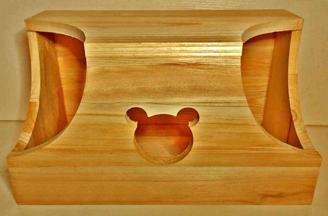 Будиночок для шиншили з дерева Луманда Каррі (ДДШ-001903) Будиночок для шиншили з дерева Луманда Каррі (ДДШ-001903)