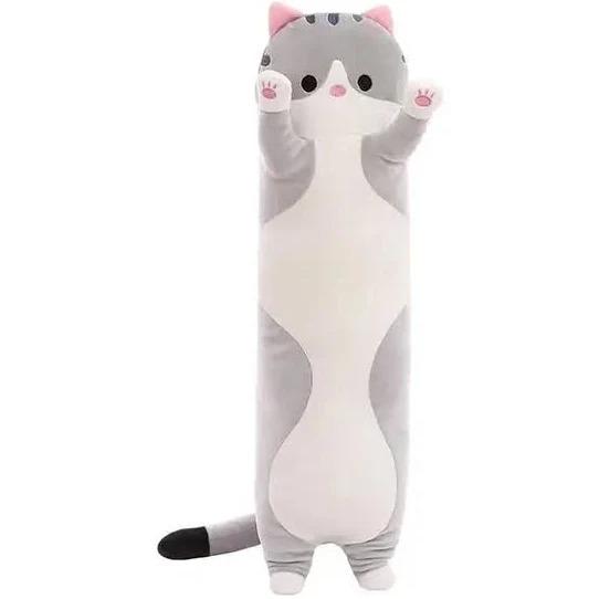 Мягкая игрушка Кот Батон 90 см Серый (MIKB-90) - фото 1