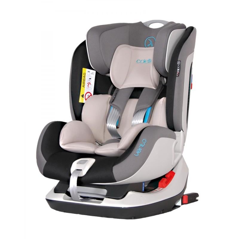 Автокрісло Coletto Vento 0-1-2 група 0-25 кг із системою Isofix та SPS Сірий (Vento-1)