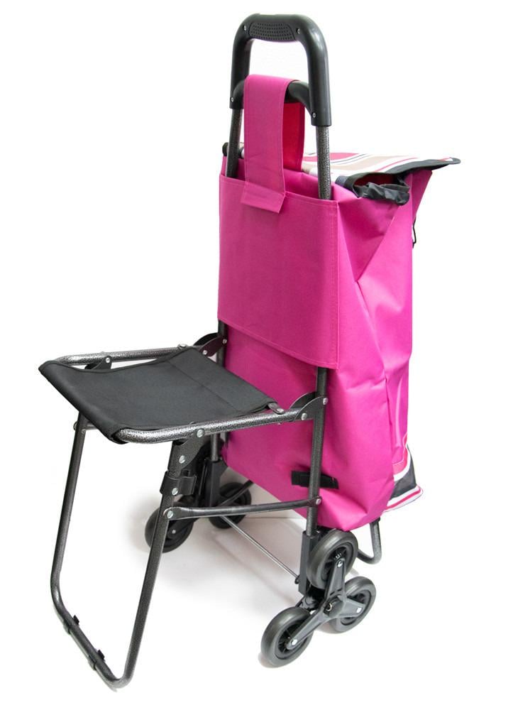 Тележка хозяйственная на колесах Розовый (1007788-15-2)