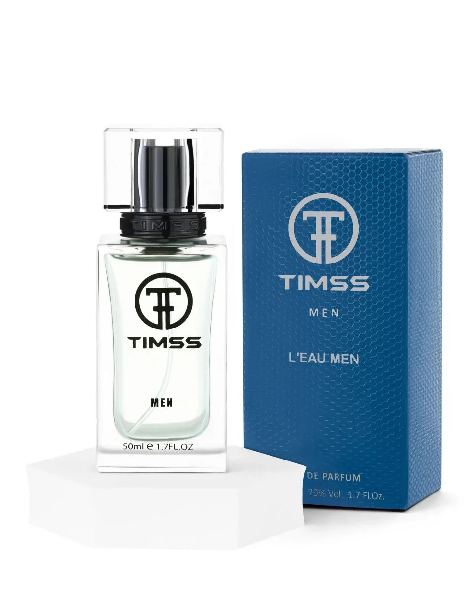 Парфюмерная вода мужская TIMSS Lacoste Eau De L.12.12 Blue 50 мл (М156)