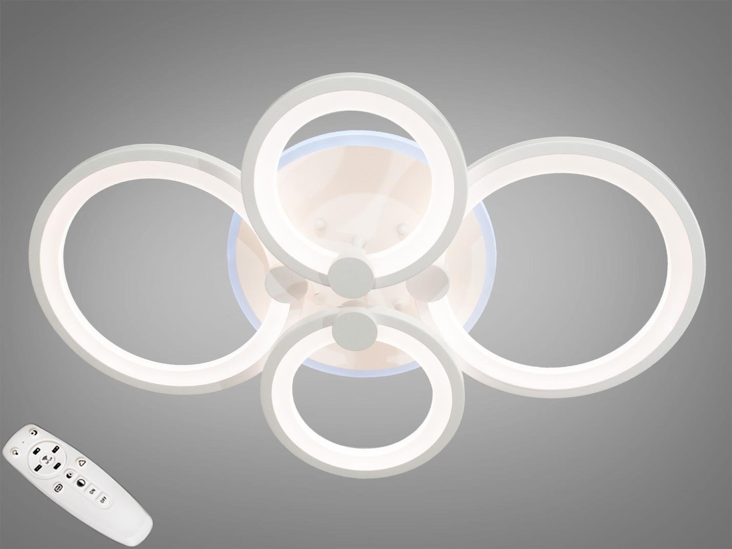 Люстра LED стельов Diasha 70W 8022/4WH 3col dim Білий Люстра LED стельов Diasha 70W 8022/4WH 3col dim Білий