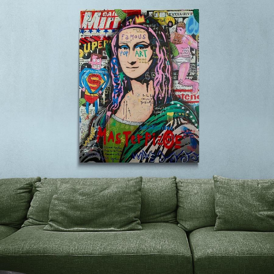 Репродукція картини Мона Ліза HolstPrint 60х90 см Репродукція картини Мона Ліза HolstPrint 60х90 см