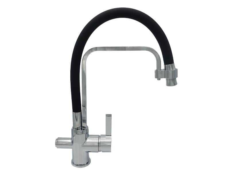 Смеситель для мойки MILLZ под фильтр гибкий гусь Черный (RS-B.2405.0002) Смеситель для мойки MILLZ под фильтр гибкий гусь Черный (RS-B.2405.0002)