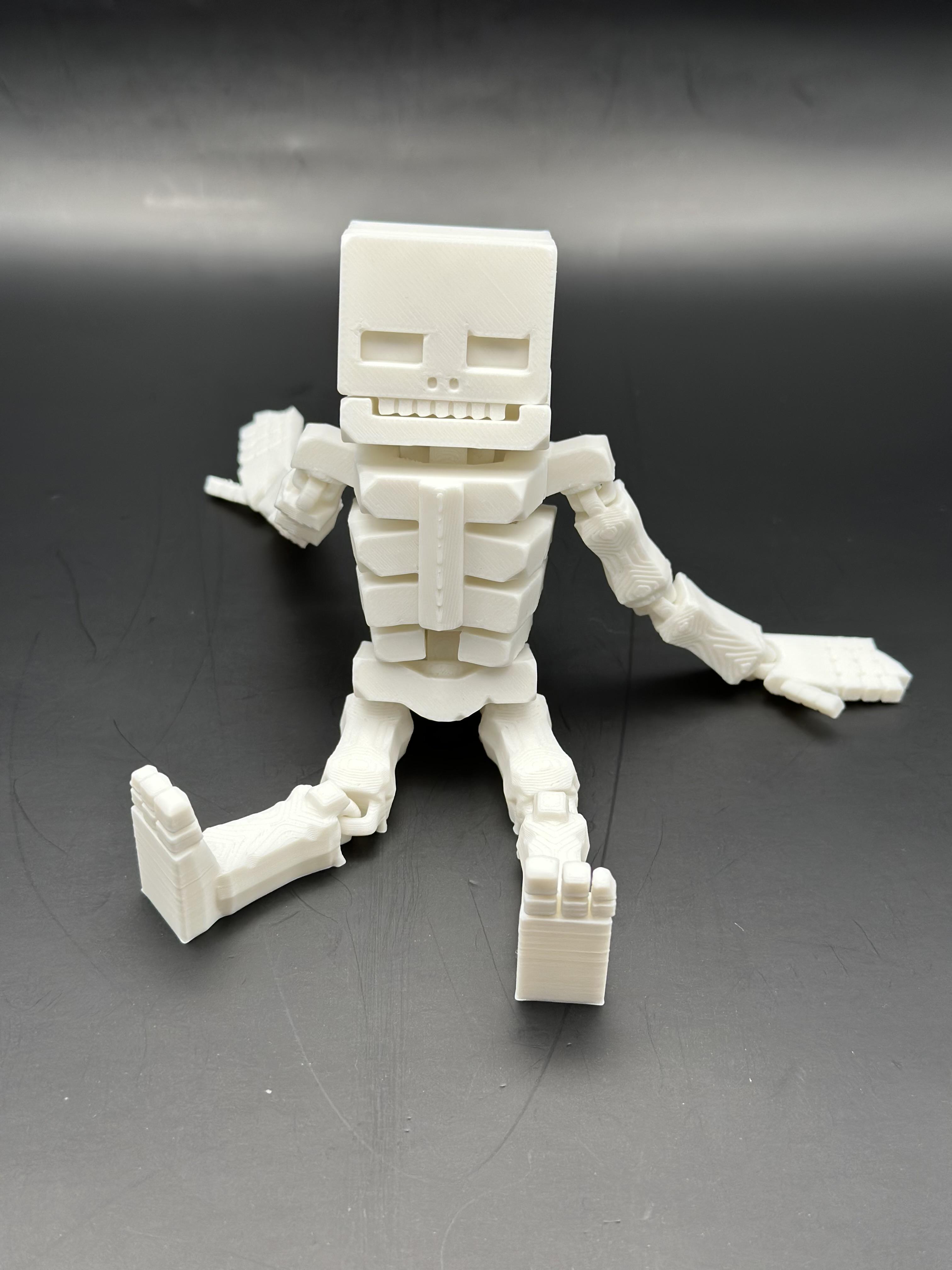 Скелет гибкий Minecraft Skeleton Белый (33134917)